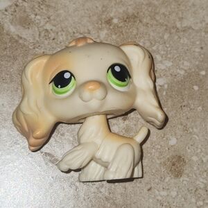 LPS #347 Authentic Yellow Cream Cocker Spaniel.